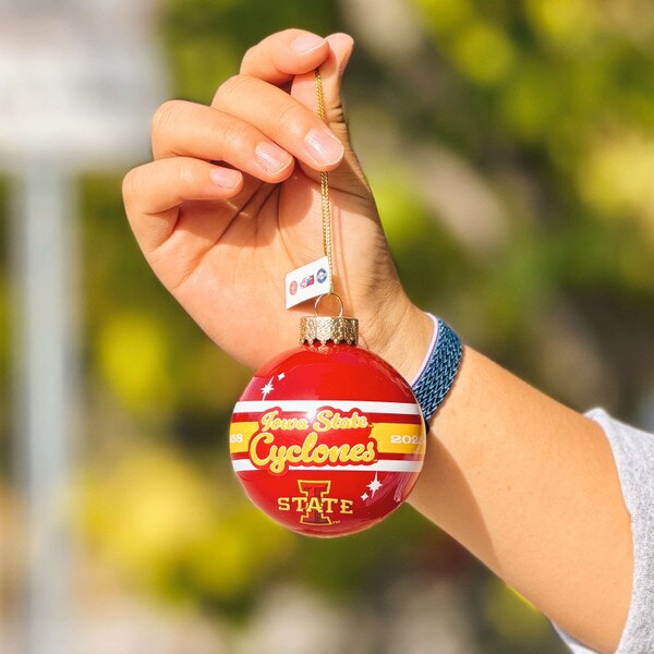 2025 Iowa State Glass Ball Ornament